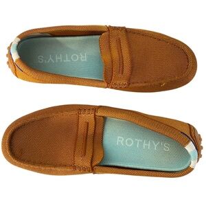 Rothy’s The Driver Cognac Driving Loafer Flats Women’s 9.5 Washable